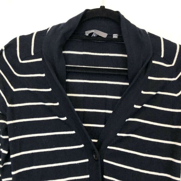 Vince XS Striped Knit Lightweight Long Sweater - Picture 2 of 8